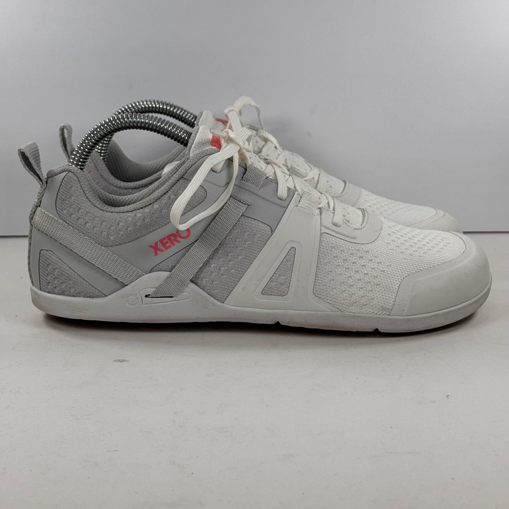 Xero Shoes Prio Neo Womens 8.5 Barefoot Minimalist Running Shoes Gray White 0291